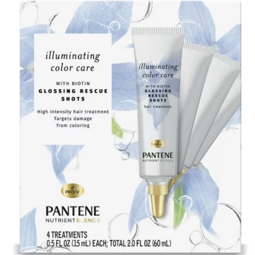 (3/30$) Pantene Nutrient Blends Biotin Color Protection Repairing Hair Treatment